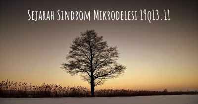 Sejarah Sindrom Mikrodelesi 19q13.11