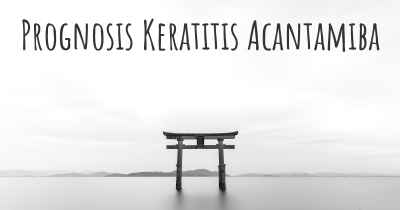 Prognosis Keratitis Acantamiba
