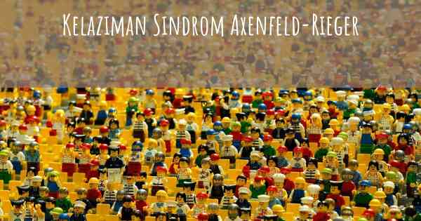 Kelaziman Sindrom Axenfeld-Rieger