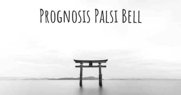 Prognosis Palsi Bell