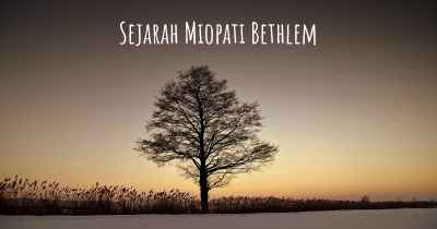 Sejarah Miopati Bethlem