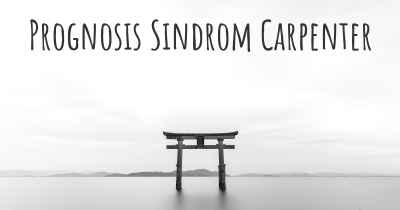 Prognosis Sindrom Carpenter