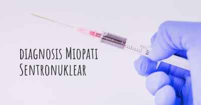 diagnosis Miopati Sentronuklear