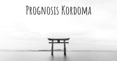Prognosis Kordoma