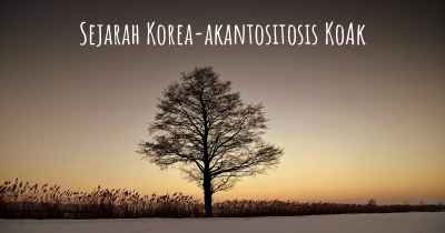Sejarah Korea-akantositosis KoAk