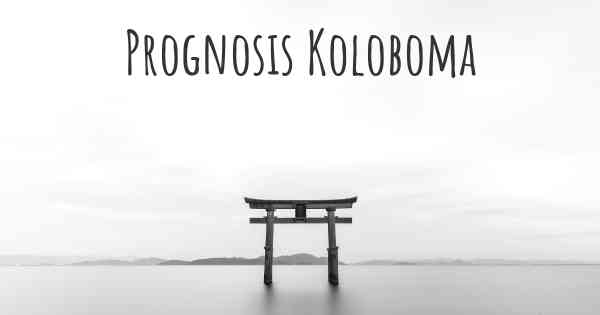 Prognosis Koloboma