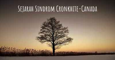 Sejarah Sindrom Cronkhite-Canada