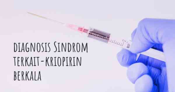 diagnosis Sindrom terkait-kriopirin berkala