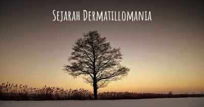 Sejarah Dermatillomania