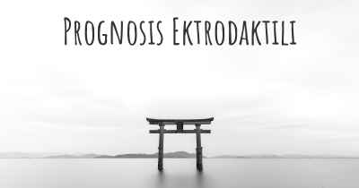 Prognosis Ektrodaktili