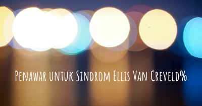 Penawar untuk Sindrom Ellis Van Creveld%