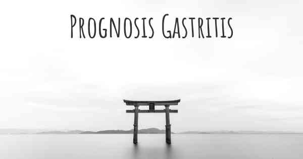 Prognosis Gastritis
