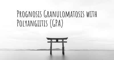 Prognosis Granulomatosis with Polyangiitis (GPA)