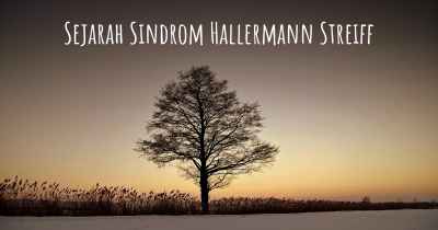 Sejarah Sindrom Hallermann Streiff