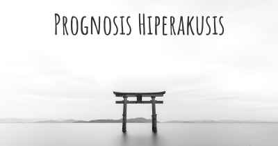 Prognosis Hiperakusis