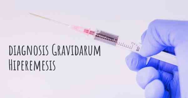 diagnosis Gravidarum Hiperemesis