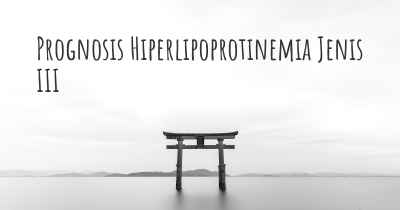 Prognosis Hiperlipoprotinemia Jenis III