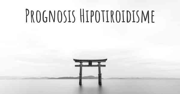 Prognosis Hipotiroidisme