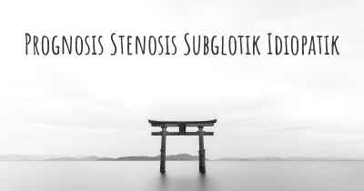 Prognosis Stenosis Subglotik Idiopatik