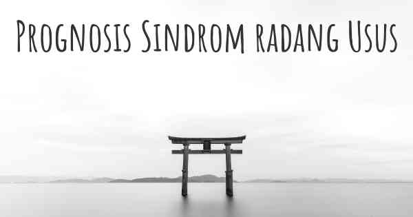 Prognosis Sindrom radang Usus