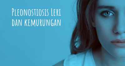 Pleonostiosis Leri dan kemurungan