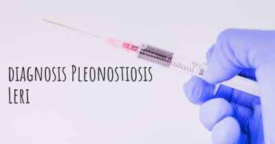 diagnosis Pleonostiosis Leri