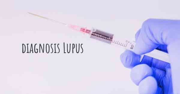 diagnosis Lupus