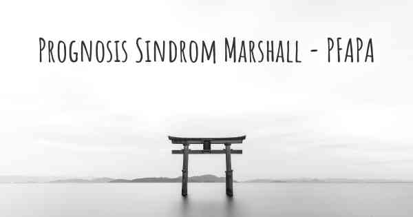 Prognosis Sindrom Marshall - PFAPA
