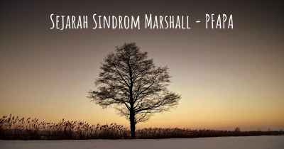 Sejarah Sindrom Marshall - PFAPA