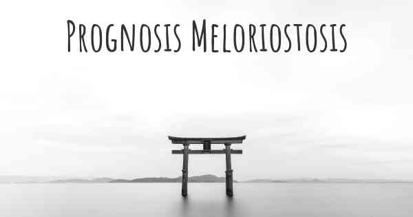 Prognosis Meloriostosis