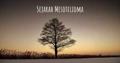 Sejarah Mesotelioma