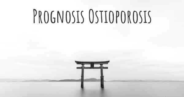 Prognosis Ostioporosis