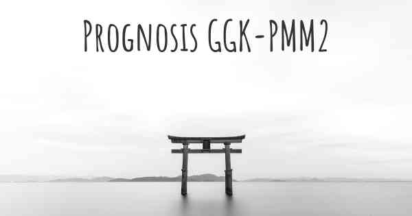 Prognosis GGK-PMM2