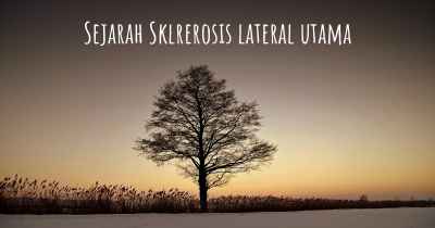 Sejarah Sklrerosis lateral utama