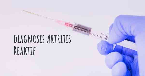 diagnosis Artritis Reaktif