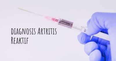diagnosis Artritis Reaktif