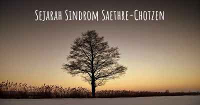 Sejarah Sindrom Saethre-Chotzen