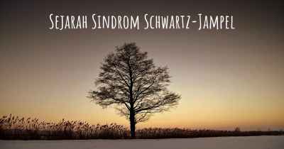 Sejarah Sindrom Schwartz-Jampel