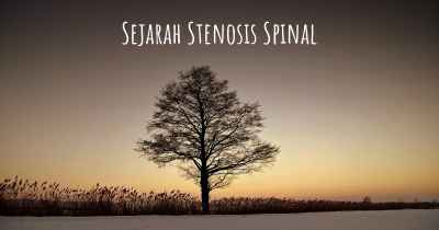 Sejarah Stenosis Spinal