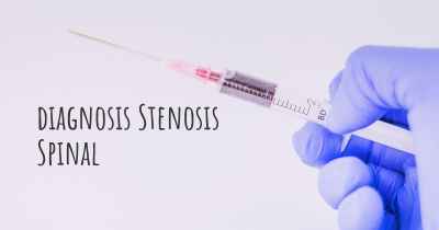 diagnosis Stenosis Spinal