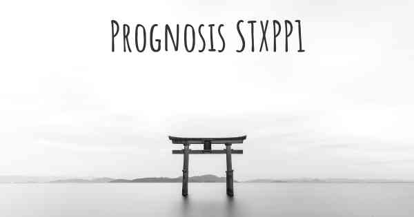 Prognosis STXPP1