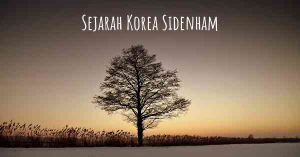 Sejarah Korea Sidenham