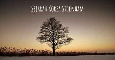 Sejarah Korea Sidenham