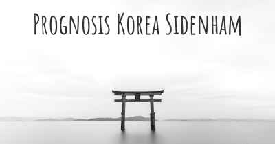 Prognosis Korea Sidenham