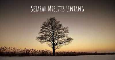 Sejarah Mielitis Lintang