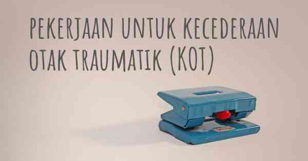 pekerjaan untuk kecederaan otak traumatik (KOT)