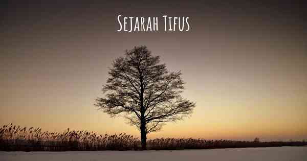 Sejarah Tifus