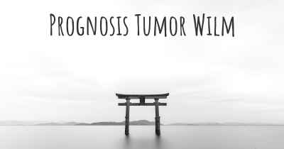 Prognosis Tumor Wilm