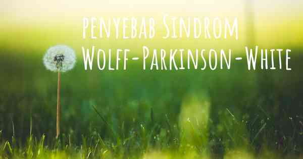 penyebab Sindrom Wolff-Parkinson-White