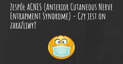 Zespół ACNES (Anterior Cutaneous Nerve Entrapment Syndrome) - Czy jest on zaraźliwy?